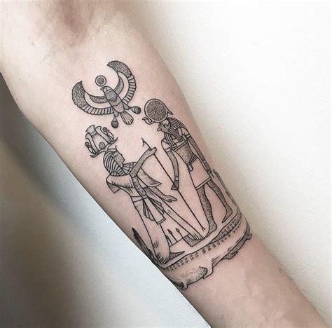 egyptian gods tattoo|egypt woman tattoo small size.